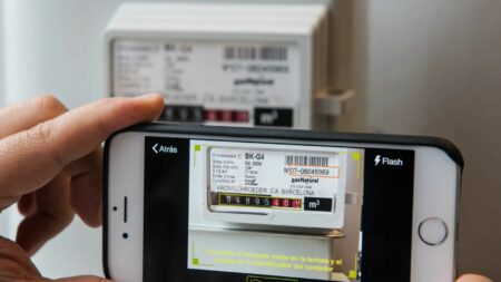 Contador inteligente de gas natural
